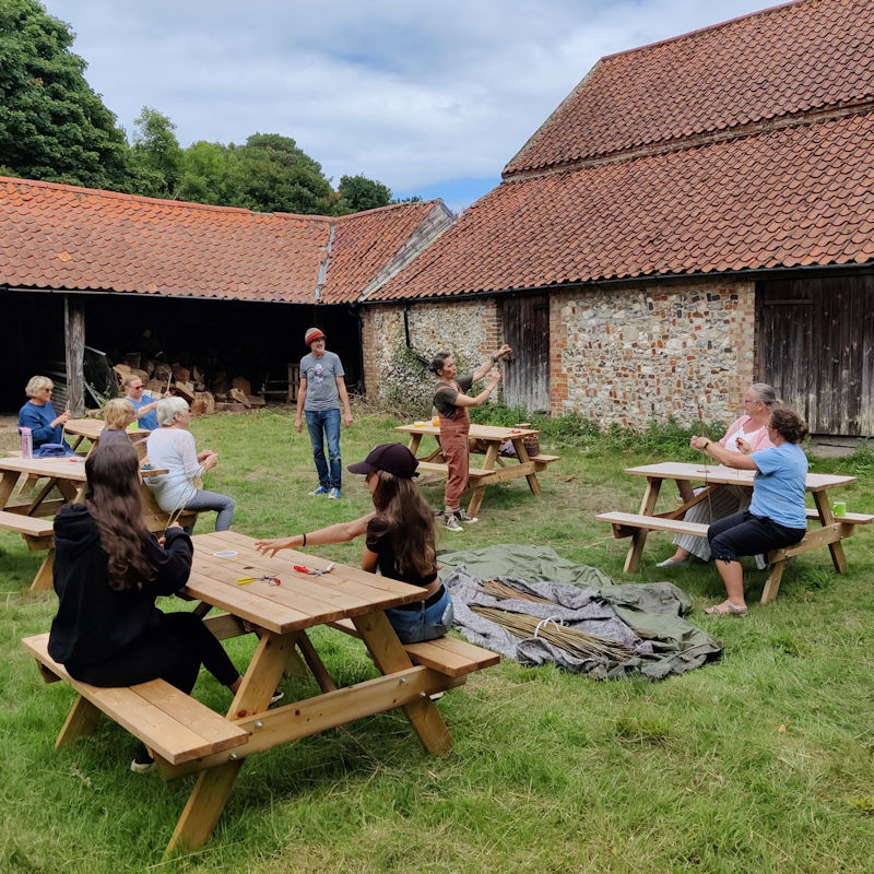 Willow Weaving Workshop - Family Workshop | August | Deepdale Farm, Burnham Deepdale, Norfolk, PE31 8DD