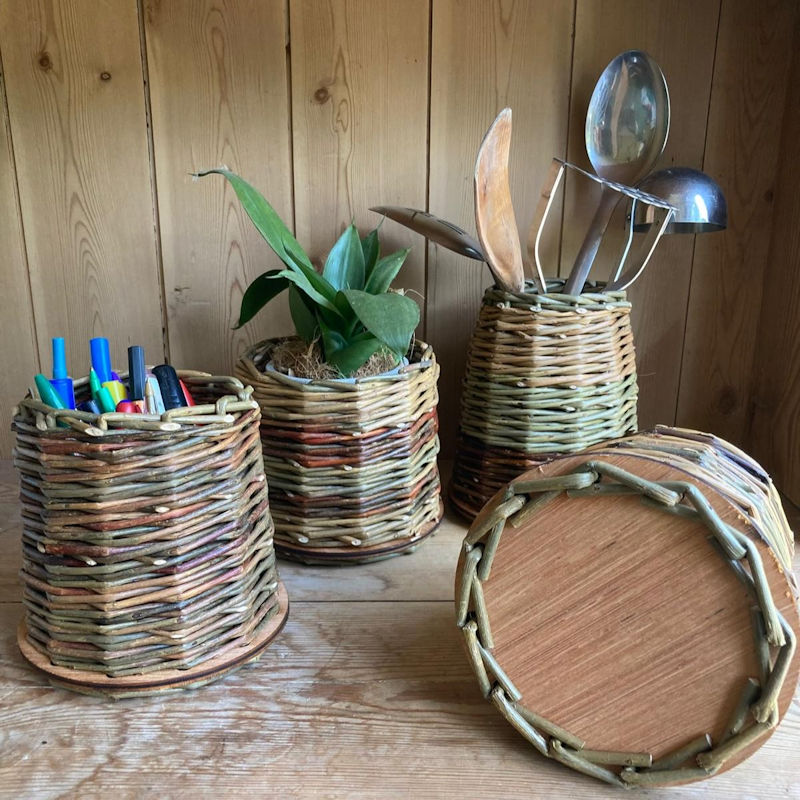 Willow Weaving Workshops - Mini Wooden-Based Baskets | September | Deepdale Farm