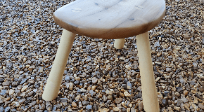 A handmade stool created on our 2 day stool course