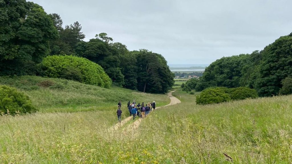 Our Open Farm Sunday guided farm walk with beautiful views of Scolt Head Island and Brancaster Staithe harbour